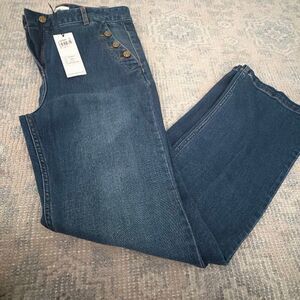 Gerard Darel Lysette Flare Jeans in Blue size 8 NWT